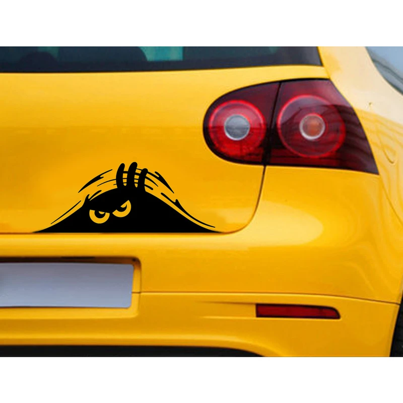 3D Sand Dune  ElfPeep into Funny Creative Car Sticker Decoration Applicable to Car Body Beautifying Personalized Decoration