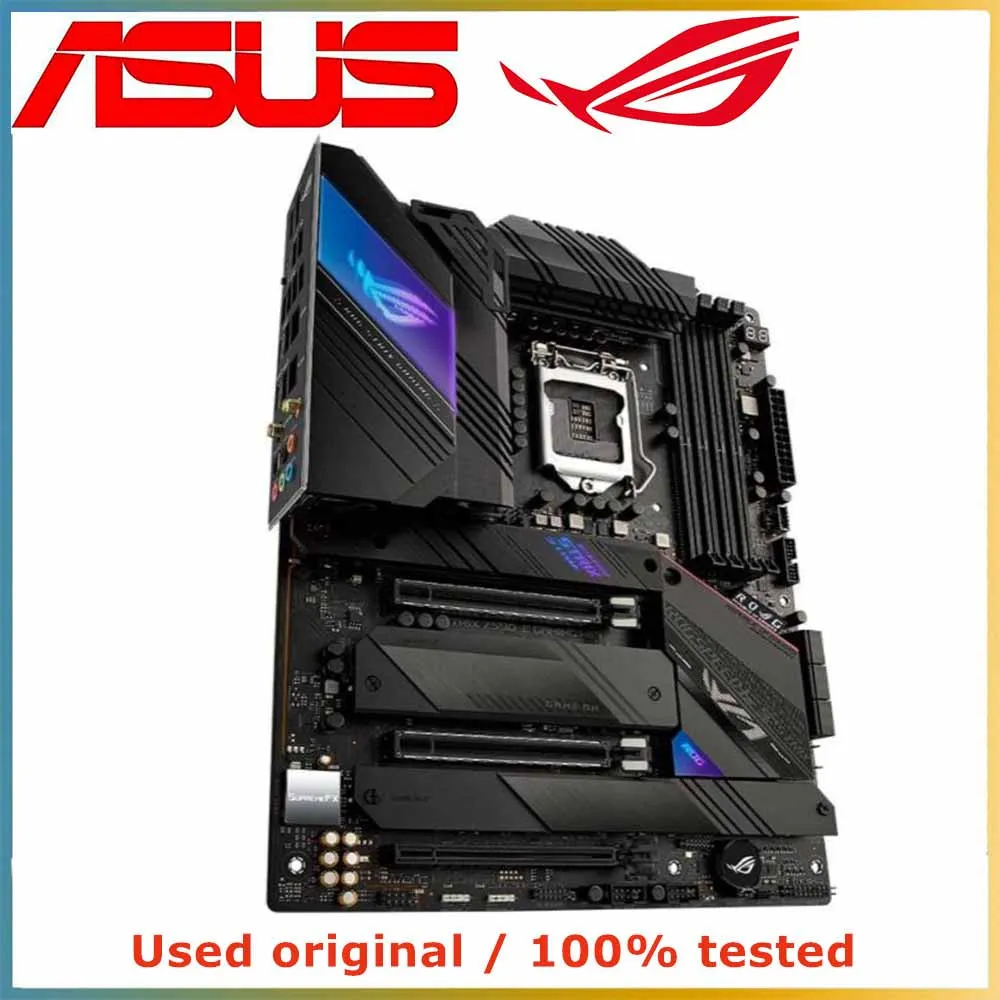 ASUS ROG STRIX Z590-E GAMING WIFI Z590E LGA1200 ATX Motherboard Z590 DDR4 M.2 Support 10th 11th Gen Intel CPU