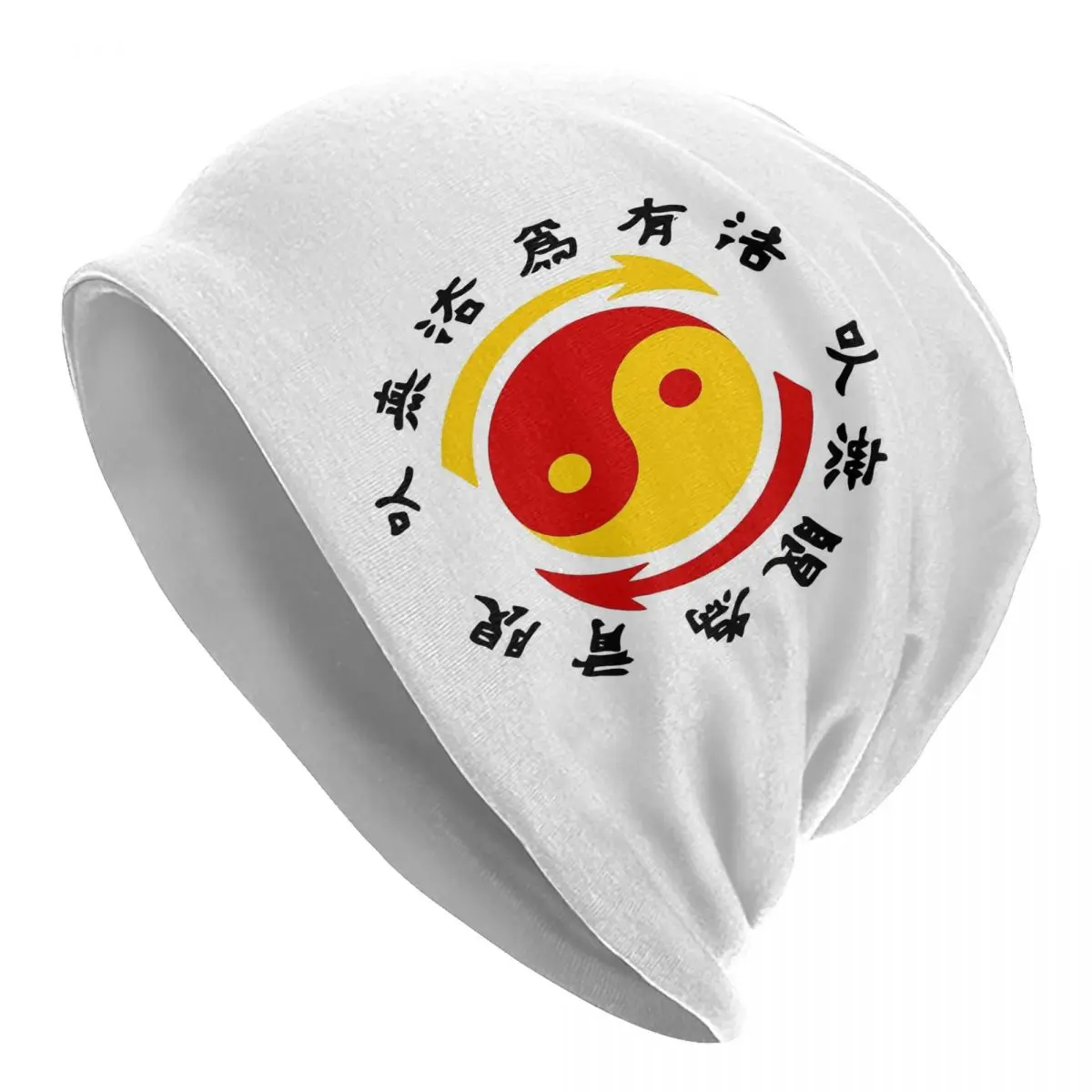 JKD Jeet Kune Do Logo Warm Knitted Cap Hip Hop Bonnet Hat Autumn Winter Outdoor Beanies Hats for Unisex Adult