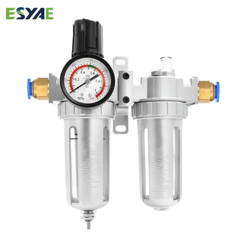 SFC400 1/2 SFC300 SFC200 1/4 Air Compressor Filter Regulator Oil Water Separator Trap Regulator Valve Pneumatic Parts