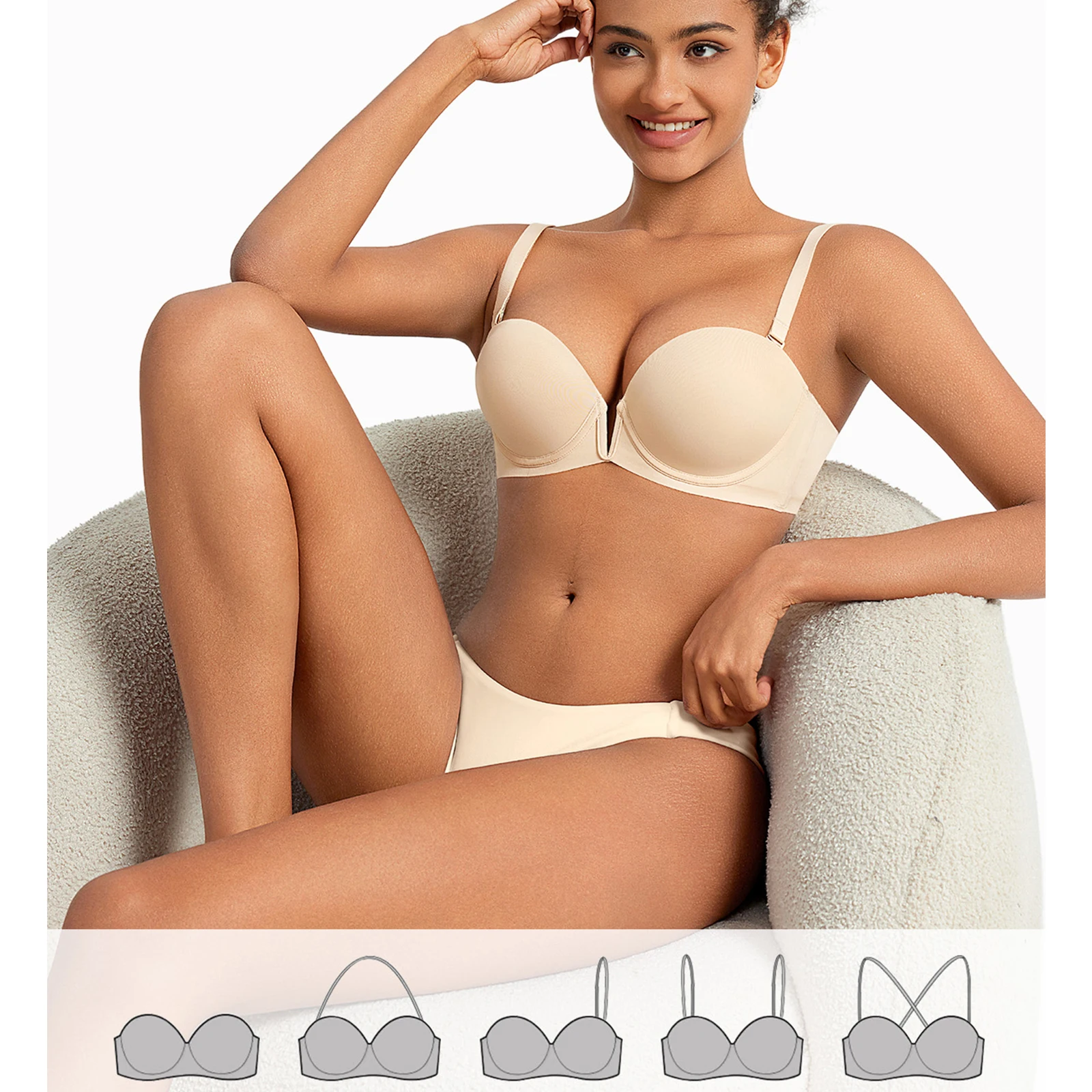 New Bra Push Up Underwire Ultr - Convertible Bra Multiway recension och pris