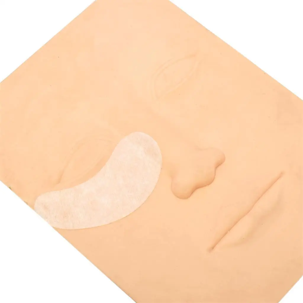 50 قطعة من وصلات الرموش غير المنسوجة تحت وسادات العين خالية من الوبر باللون الأزرق #4