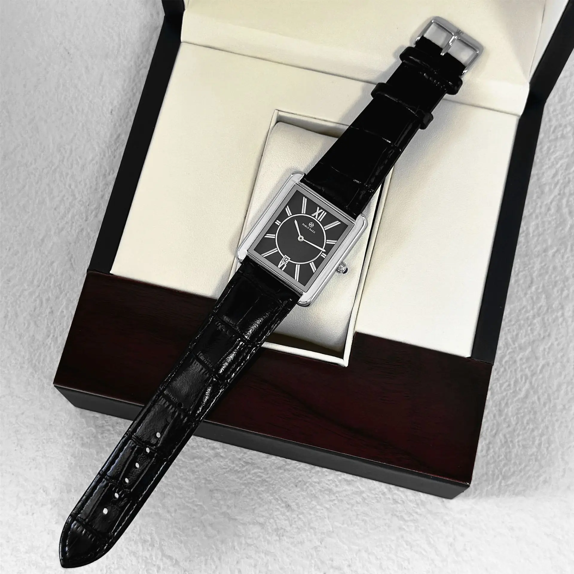 UTHAI CQ335 Модные мужские часы, водонепроницаемые и простые темпераментные, кварцевые часы, деловые часы, подарки для мужчин