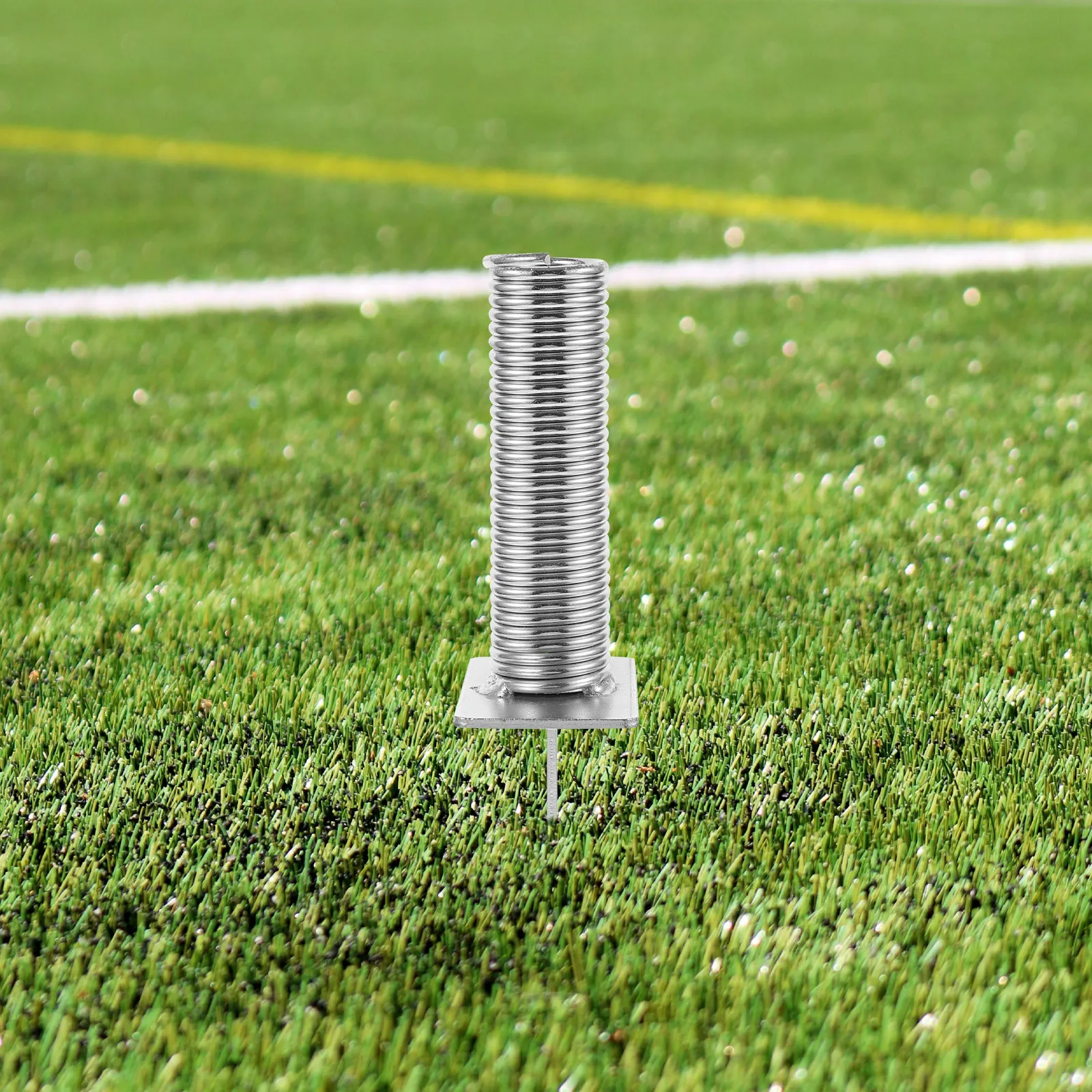 Stable Stainless Steel Ground Nail for Soccer Corner Flags Training Equipment Detachable Football Field Spike Soccer Ground