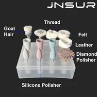 Kit compuesto Dental mejorado, Kit de pulidor Dental, pieza de mano de baja velocidad, porcelana de odontología/dientes naturales/suministro de pulido de uñas