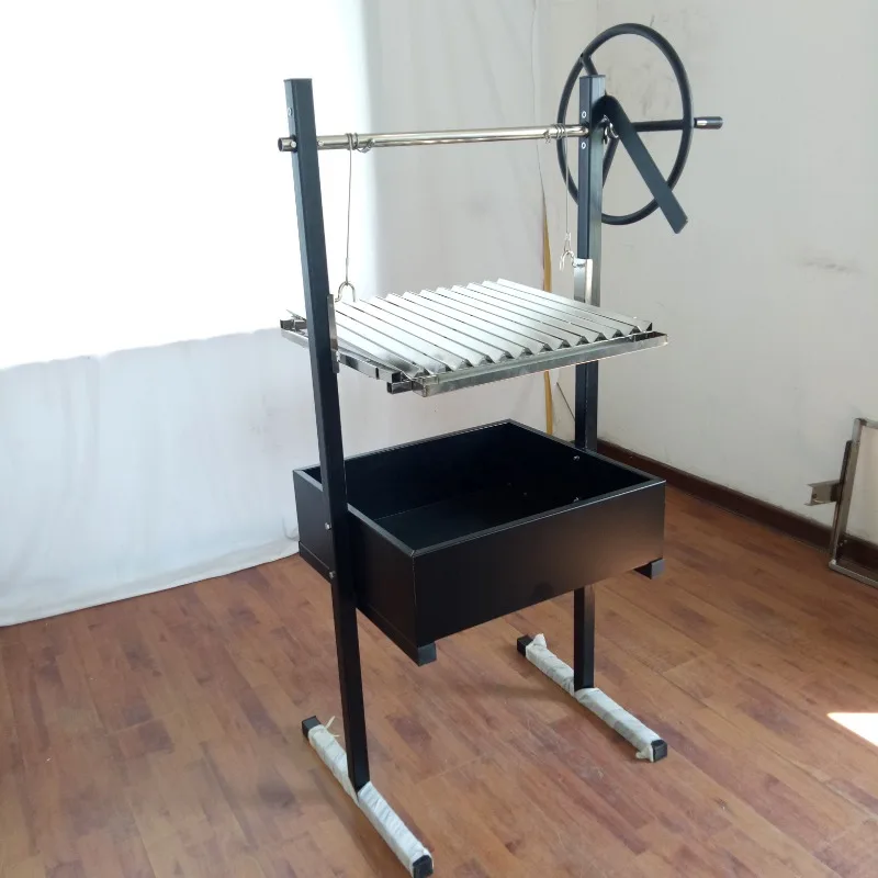 Portable Argentine bbq grill Tabletop Charcoal BBQ Grill Home Use Santa Maria  for Campfire  Party image 4