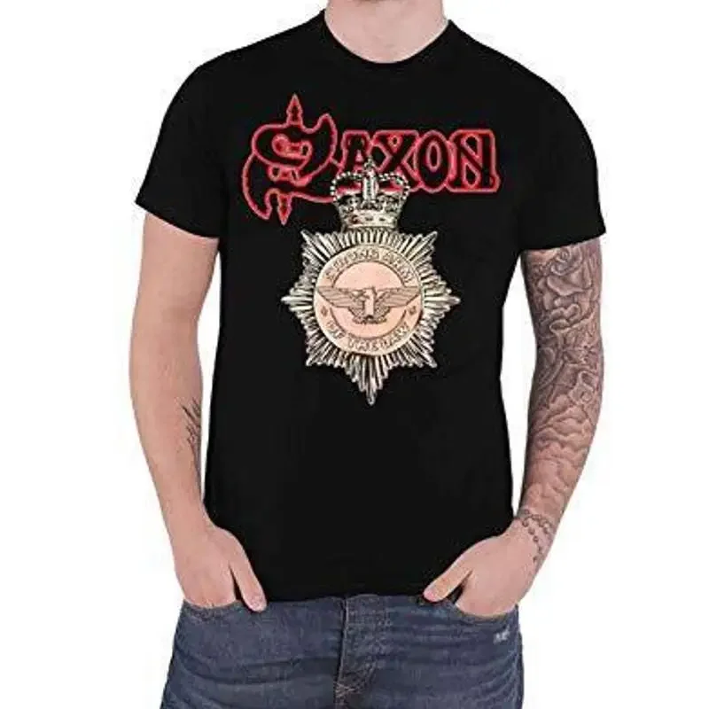 Saxon Strong Arm Of T Clothing Size S New Shirt 19 D66Z