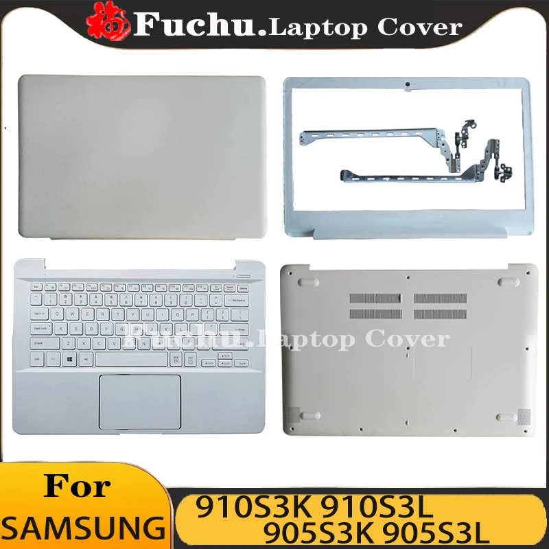 New For SAMSUNG NT NP905S3K 905S3L 910S3K 910S3L Laptop LCD Back Cover/Front Bezel/Hinges/Palmrest/Bottom Case