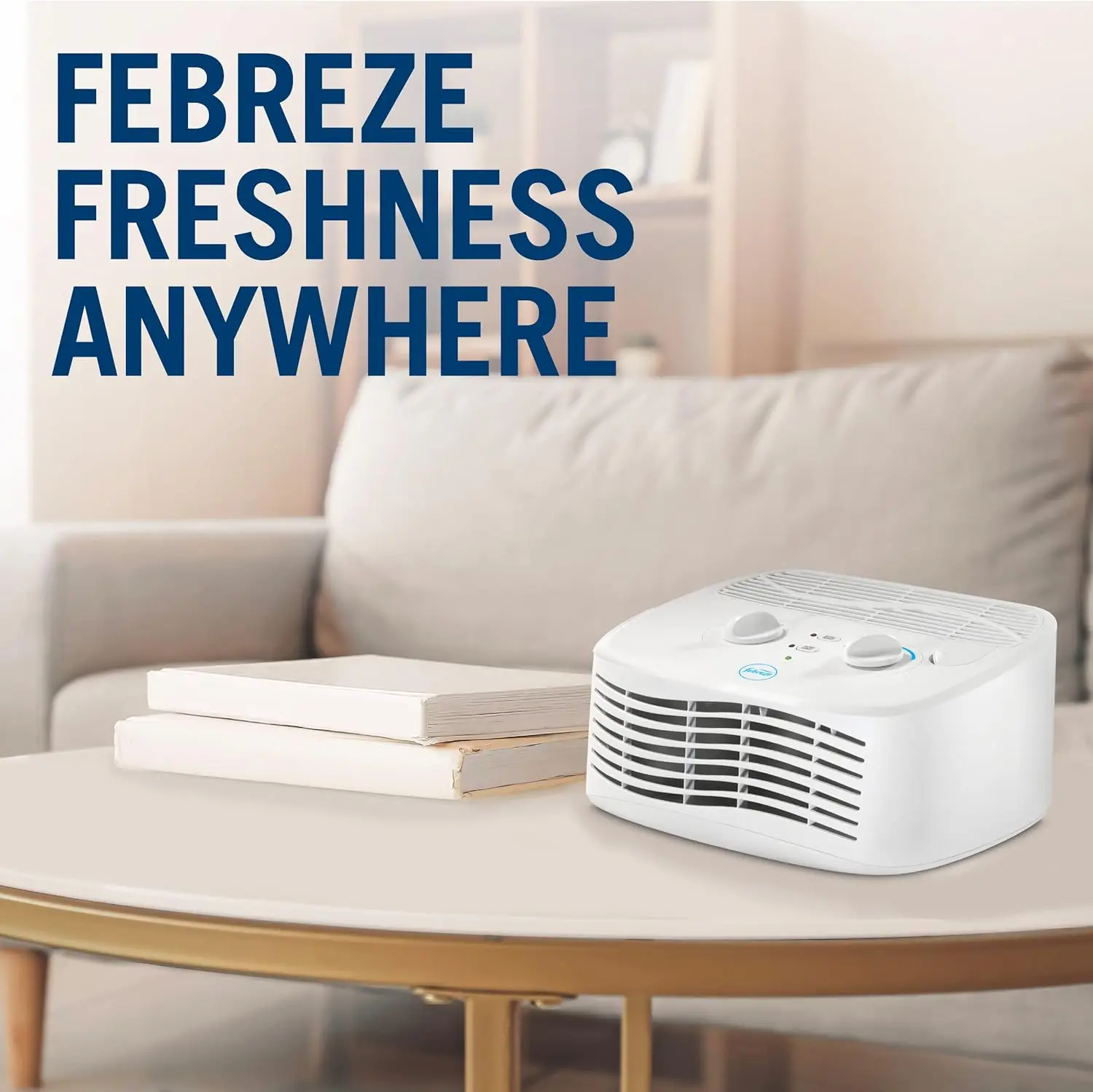 PUR Febreze Purificatore d'aria tipo HEPA, stanze piccole, FHT170W, bianco