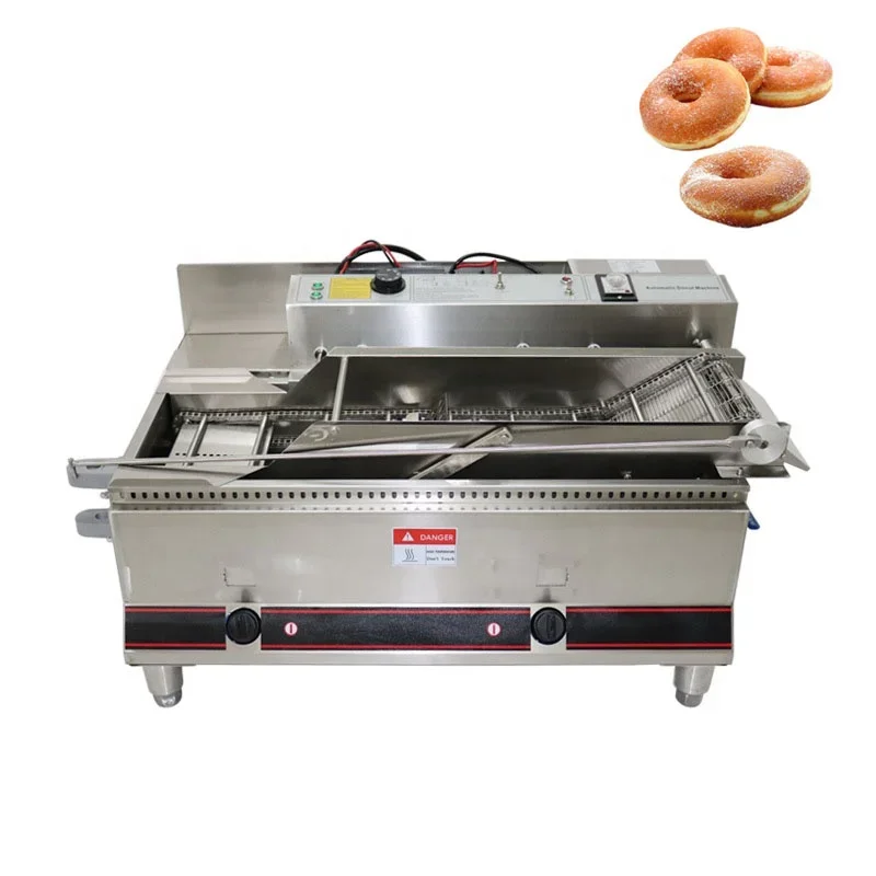 Commercial use continuous frying line donuts french fries machines Potato chips fried chicken fried snacks making machine