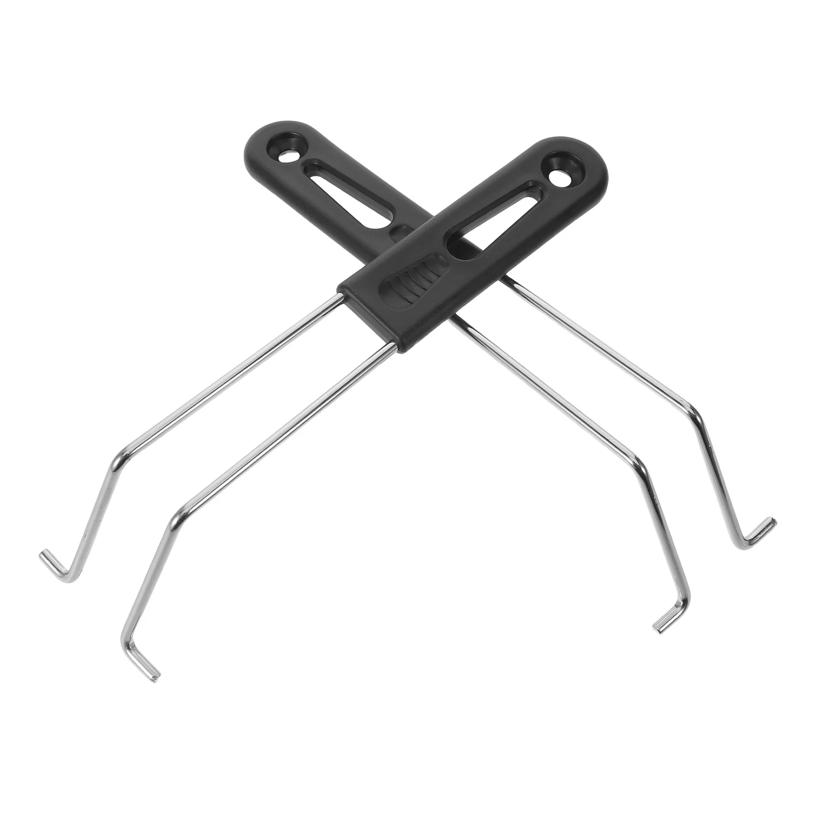 

2pcs Replacement Handles For Pots Universal Deep Fryer Basket Handle Upgrade Heat Resistant Stainless Steel Detachable