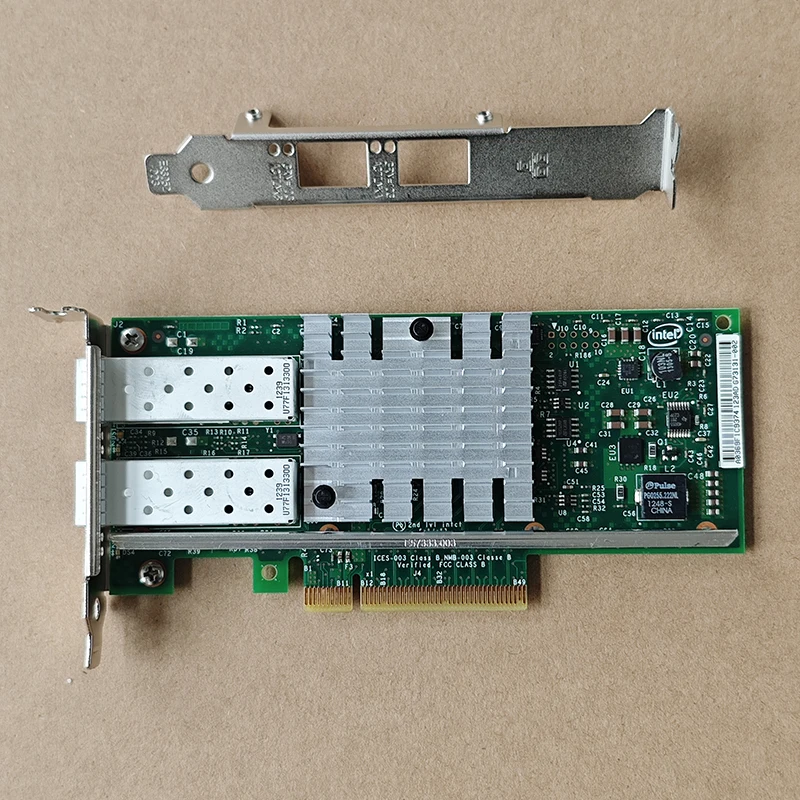 X520-DA2 SR2 X710-DA2 dual optical port 10 Gigabit network interface card fiber 10G SFP