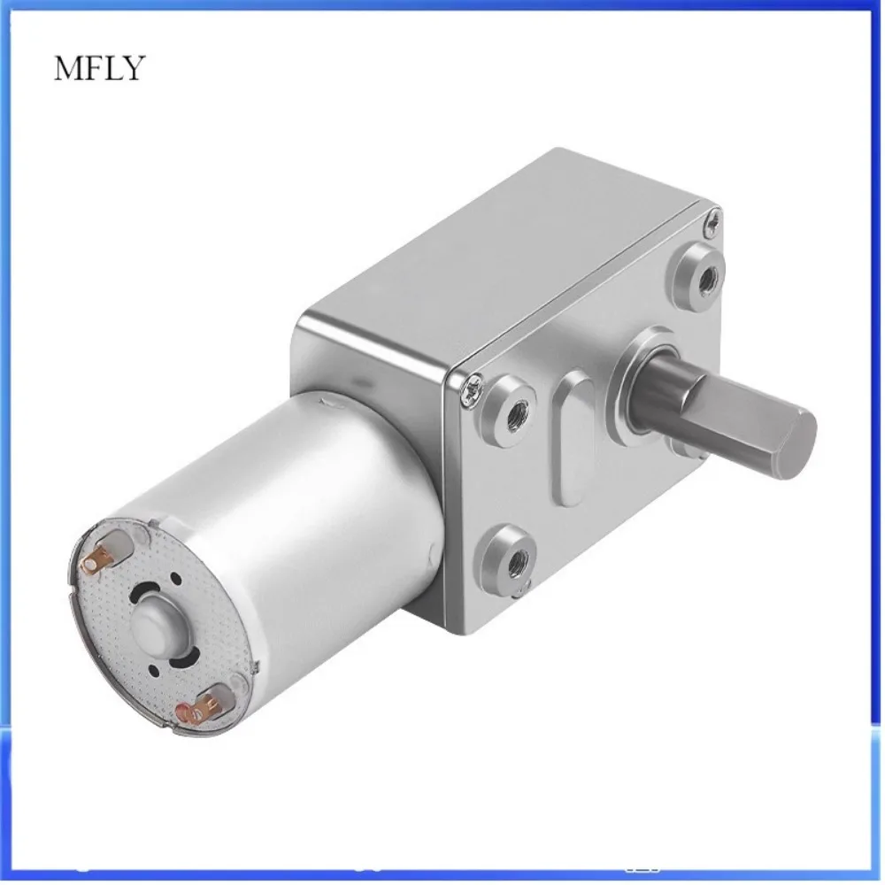 JGY370 Worm Gear Motor JGY370 4632  DC 6V 12V 24V High Torque Worm Reversible Turbo Metal Geared Gear-box Reducer