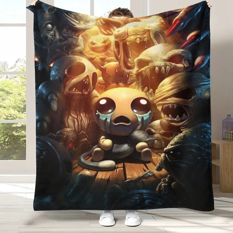 Game The Binding Of Isaac Soft Flannel Throw Blanket,Cozy Warm Blanket for Bed,Sofa,Living Room,Picnic,Camping,Home Decor,Gift