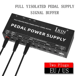 IRIN Effect Pedal Power Supply 10-channel Multi-channel Isolated 9-Way Output Effects Power Supplies Electric Guitar Accessories