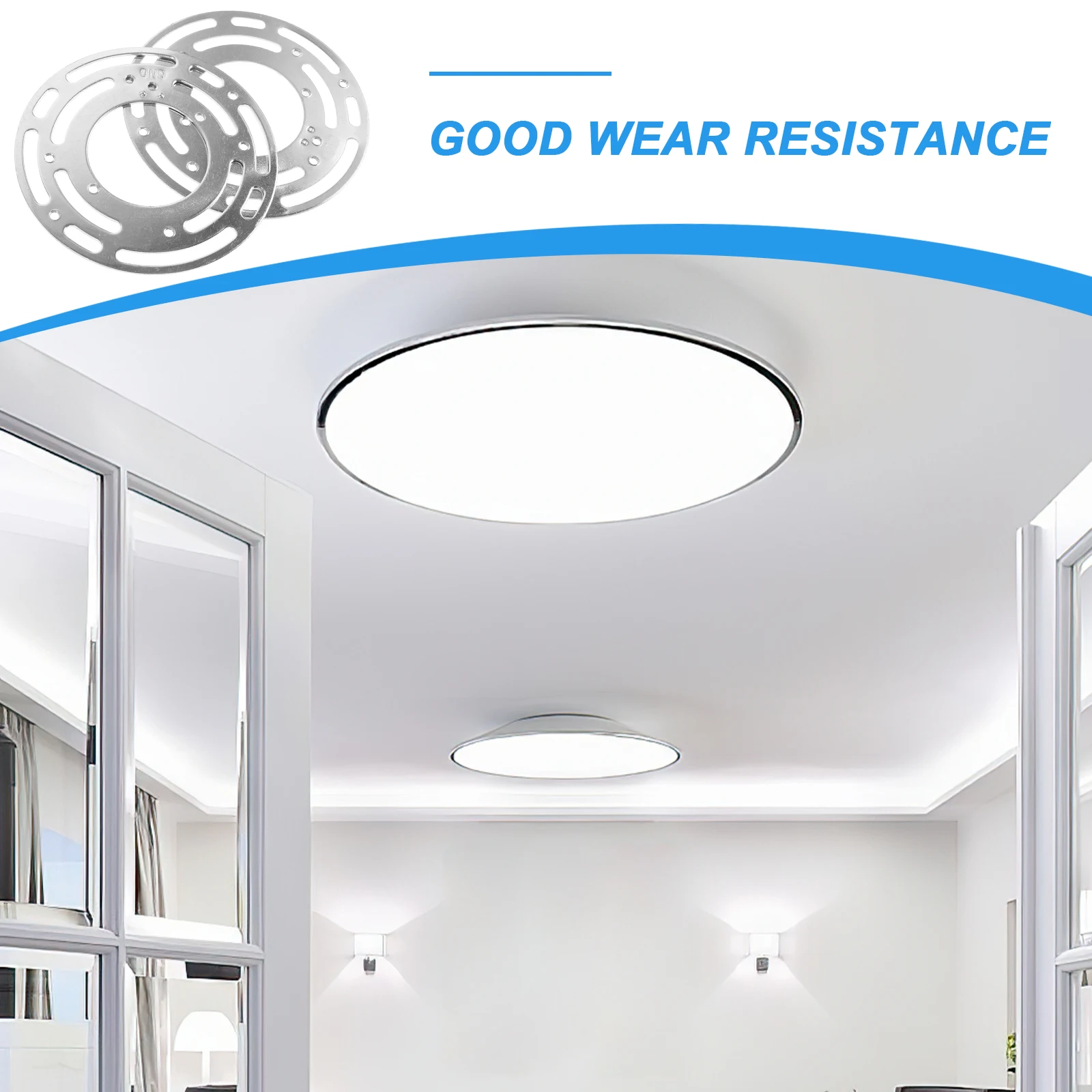 

2pcs Ceiling Light Brackets Stainless Steel Durable For Chandelier Wall Lamp Kitchen Bathroom Light Fixture Mounting Accessories