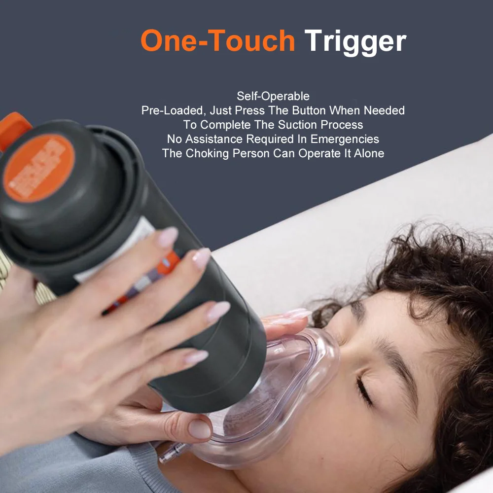 Protable Heimlich Adult & Kids Cpr Pocket Resuscitator Rescue Mask Auto First Aid Choking Rescue Device Emergency Breathing