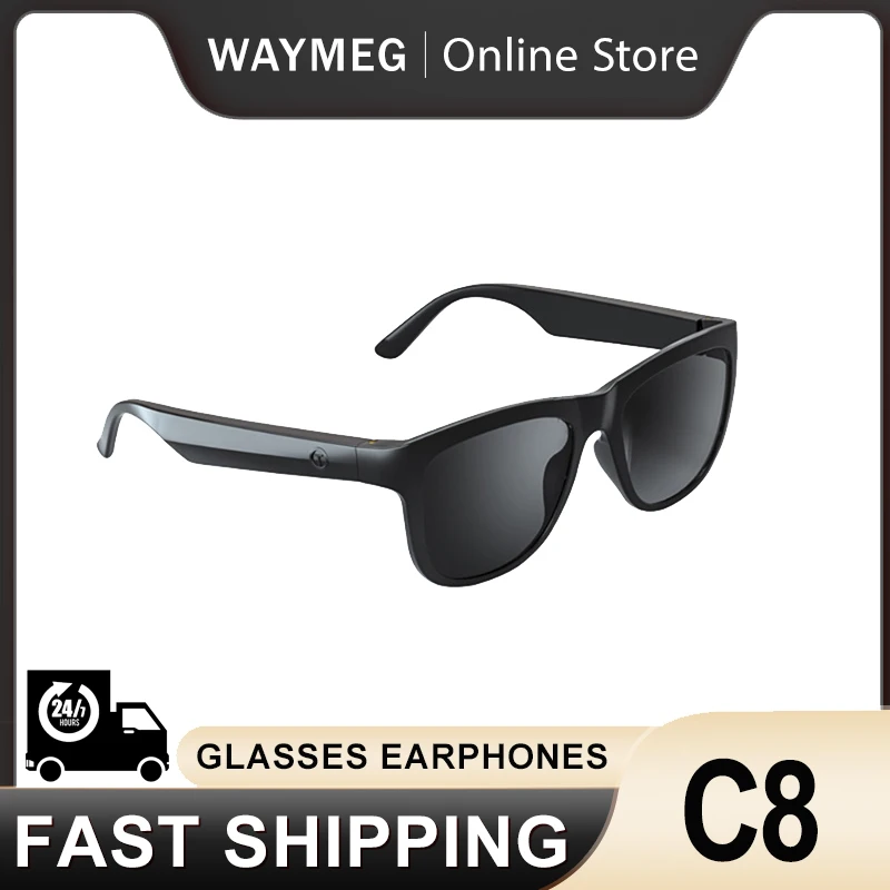

Original Lecoo C8 Glasses Earphones Wireless Bluetooth 5.0 Outdoor Sport Headphones HiFi Stereo HD Mic Call Headset Long Standby