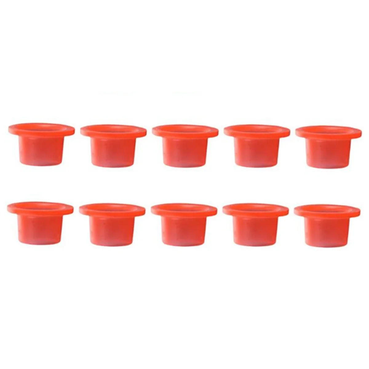 

50 Pcs Water Outlet Quarter Plugs, Threaded Pipe Leak-Proof Sealing Buckles, Waterproof Sealing Ring Rubber Gasket(Red)