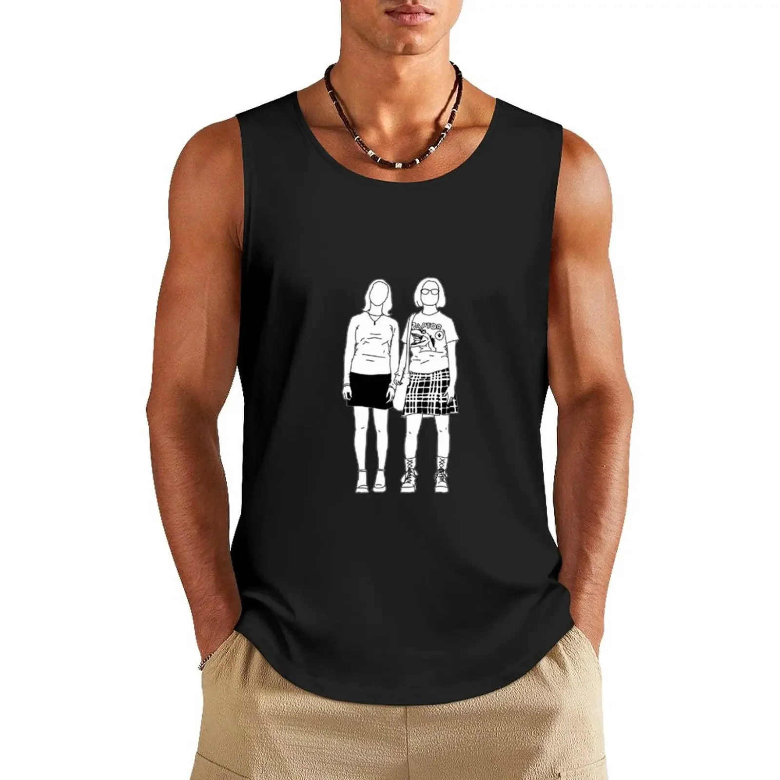 

Ghost world Tank Top vest for men t shirt gym cotton t-shirts man t-shirts man