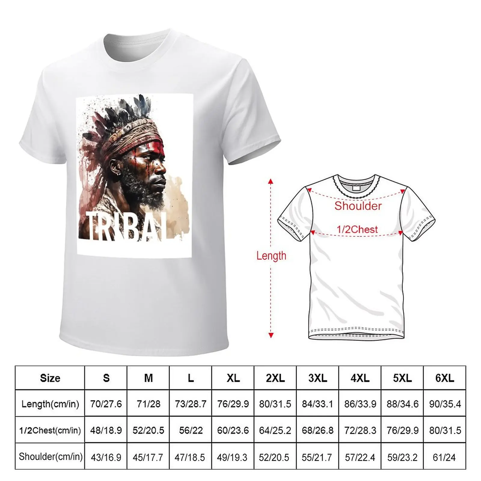 FIERCE AFRICAN MURSI TRIBE MEMBER TRIBAL WARRIOR T-Shirt anime funnys heavyweights customs mens big and tall t shirts