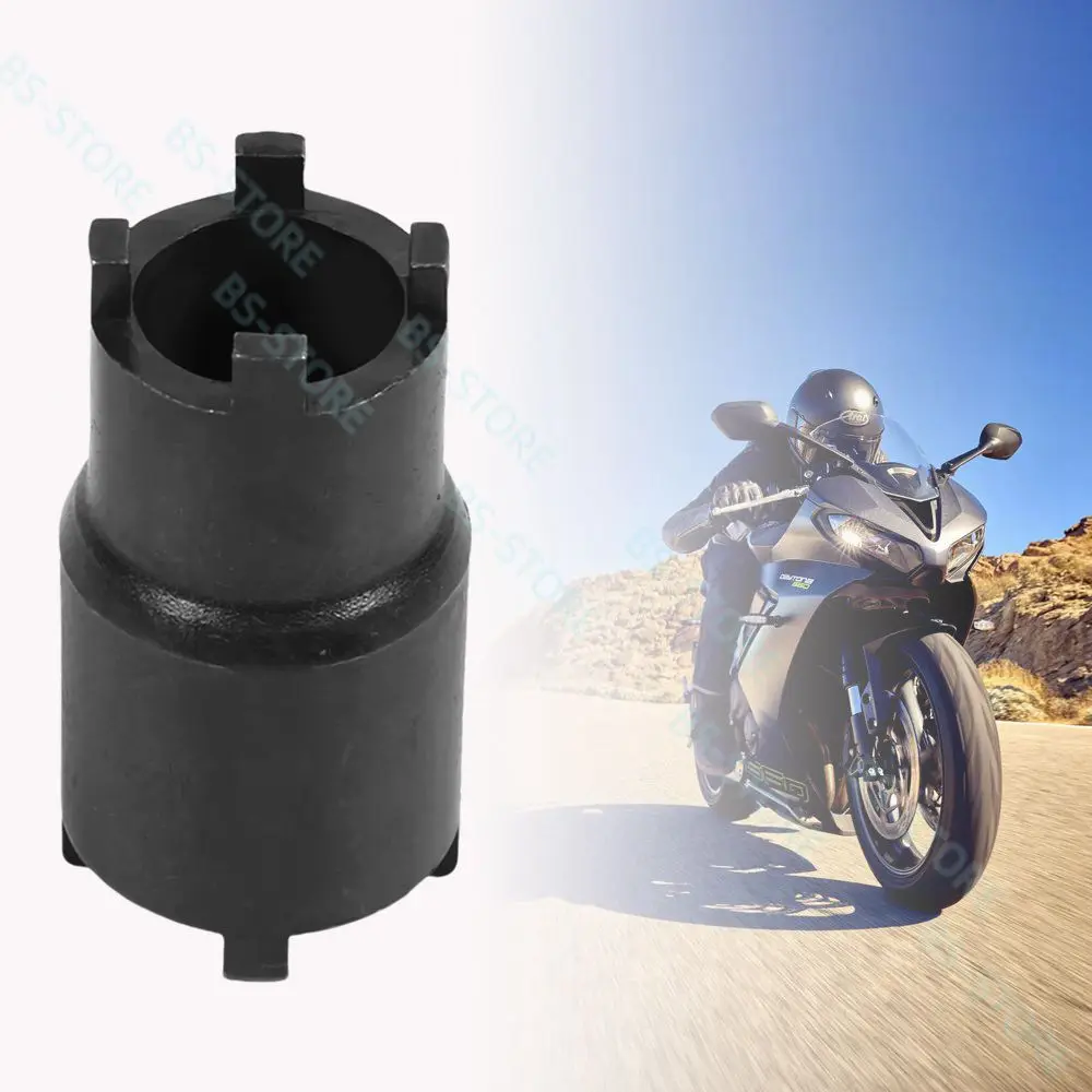 Preto motocicleta poweka novo 20mm 24mm embreagem porca de bloqueio ferramenta chave soquete para honda crf 600rr 450r