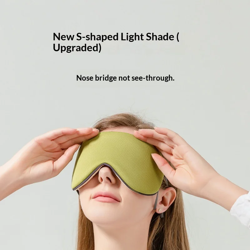 Double Sided Cool And Light Blocking Eye Mask For Sleep Lightweight Non Pressure Eye Hanging Ear Style Breathable Comfortable