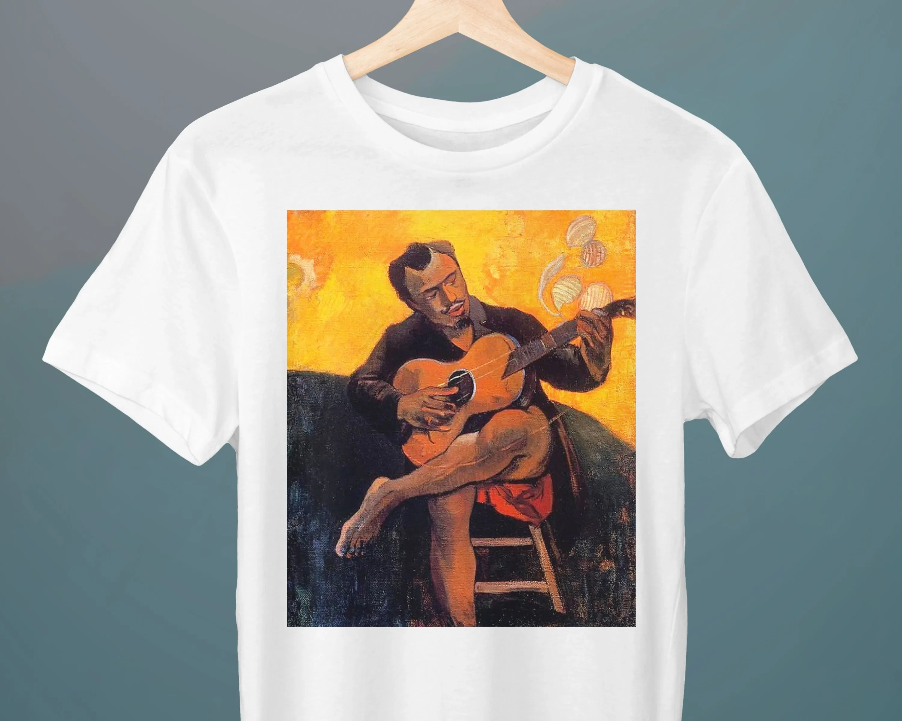 The Guitar Player Paul Gauguin Painting Unisex T-shirt Art