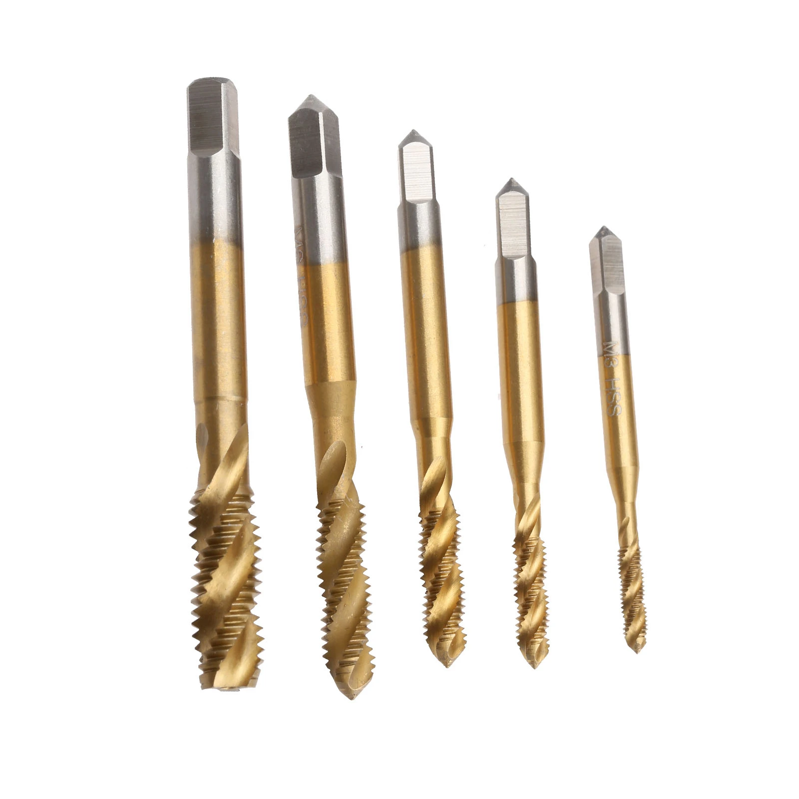 Ручные инструменты DRELD винт из быстрорежущей стали M3 M4 M5 M6 M8, титановый спиральный кран с прямой канавкой, метрический станок, винтовые краны, резьбовой станок