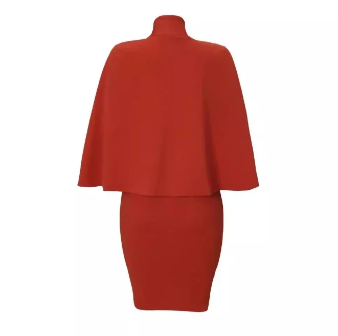 Elegant Dress for Women Luxury Skirt V-Neck Cape Style Skirt Spring and Summer 2024 Fashion Versatile Y2k Dresses Streetwear