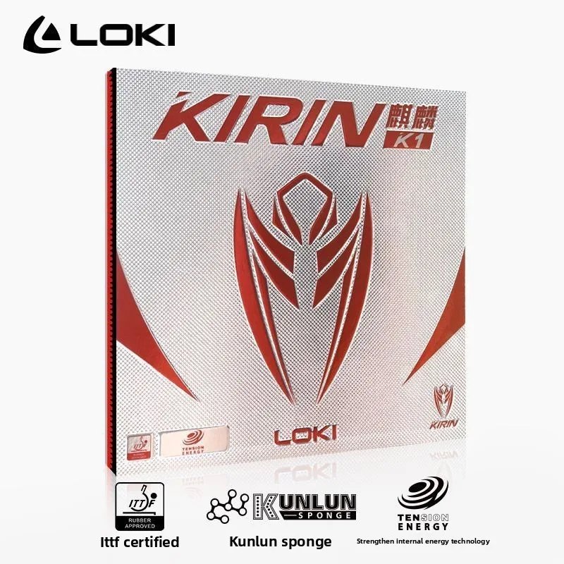 LOKI Kirin K1 friction-type table tennis racket cover rubber, high elasticity sponge rubber sheet 2