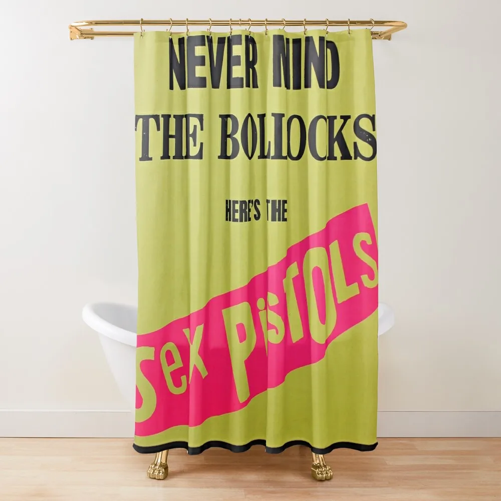 british punk rock Shower Curtain Bathroom Deco Anti-Mold Waterproof Shower Curtain