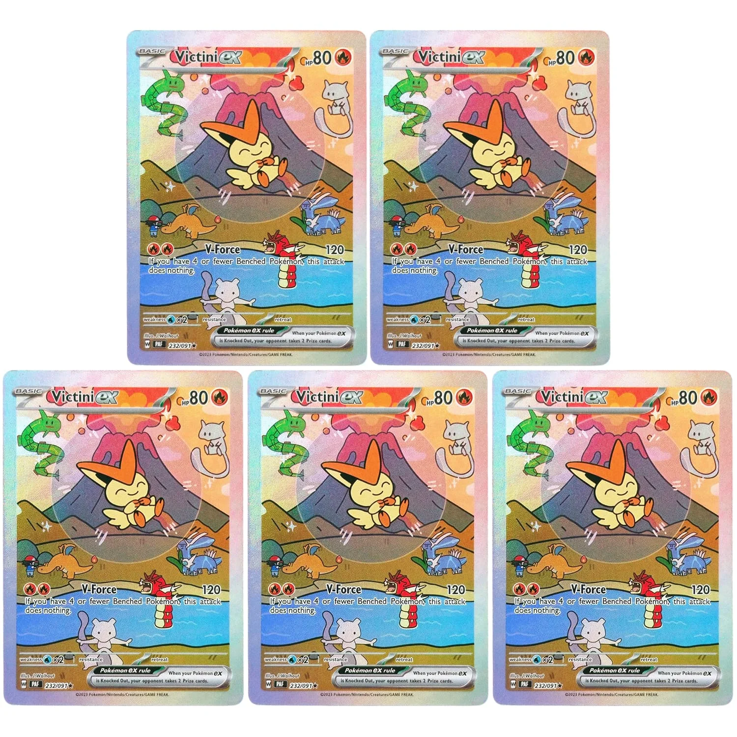 5 Stück Niedliche Schlafende Victini Giratina Reshiram Zekrom ex Vollbild-Sonderkarte, Chibi Englisch DIY Sammelkarte Spielzeug
