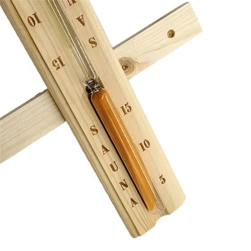 

ABMI-15 Minute Timer Sauna Hourglass Wall Mounted Rotating Hourglass Countdown Clock Sauna Room Dry Steam Room Accessories