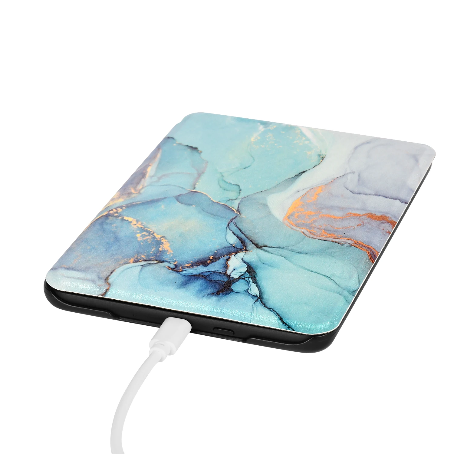 Smart Case for New Kindle 11th RS23CV Premium PU Leather Painted Hard Cover for Kindle 11th C2V2L3 Magnetic Protective Slimshell