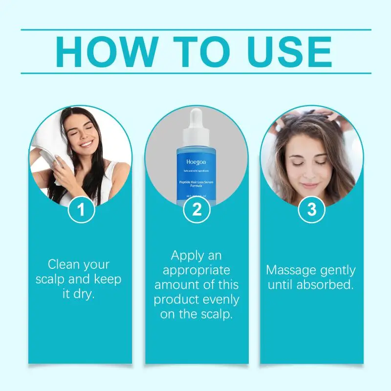 Hair Growth  with Herbal Extracts Stops Hair Loss Strengthens Follicles Relieves Scalp Imbalance Perfect for Daily Use