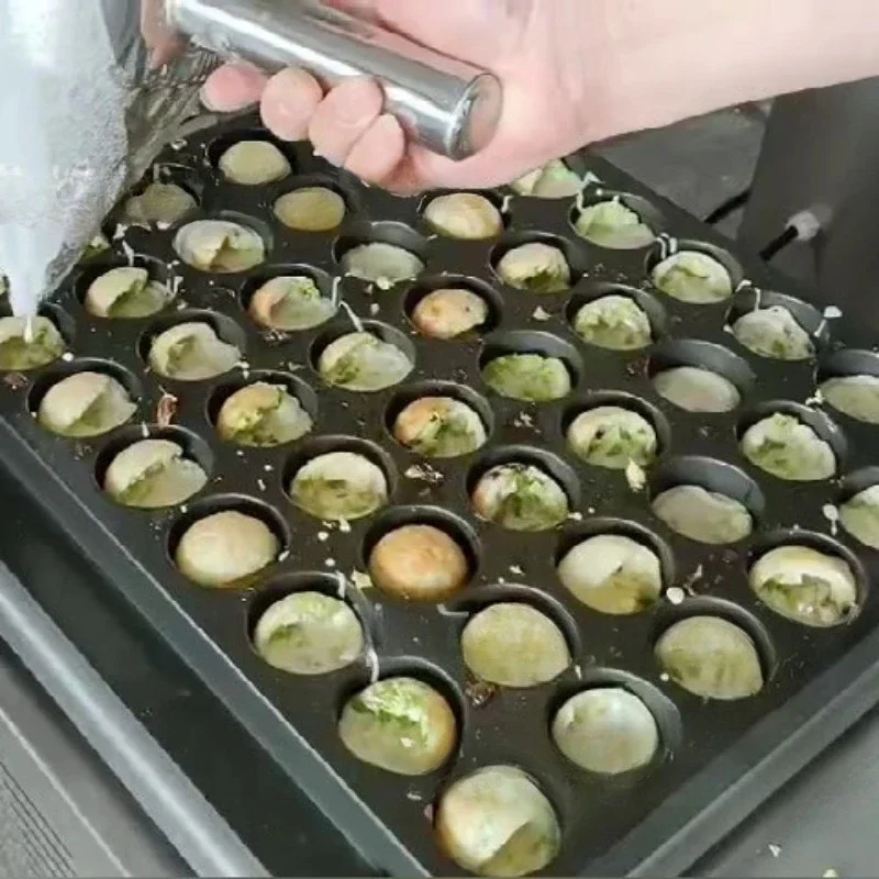 48-Hole automatic flip octopus burner automatic round octopus ball machine