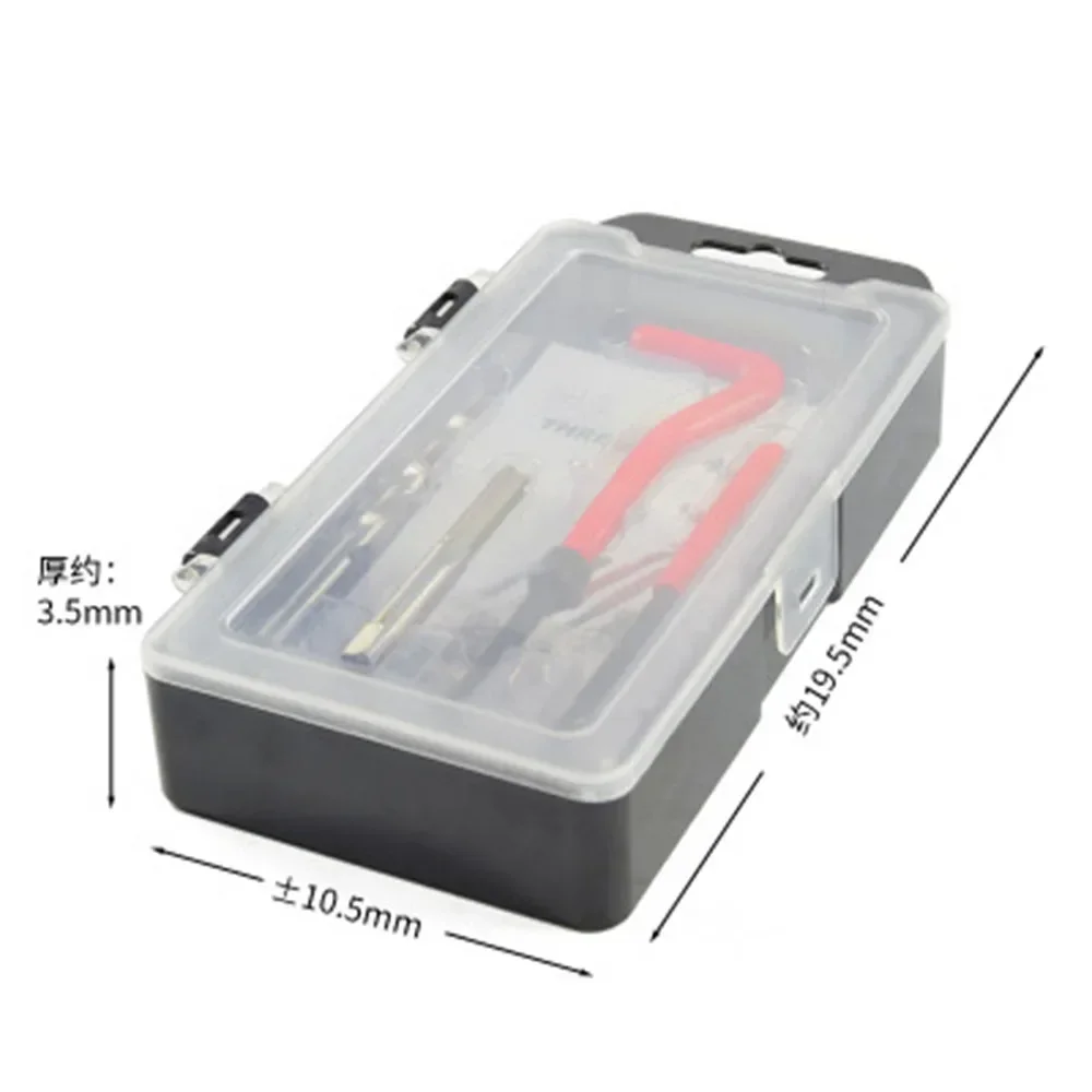 25pcs Car Pro Coil Drill Tool Metric Thread Repair Insert Kit M6 for    Tools Coarse Crowbar