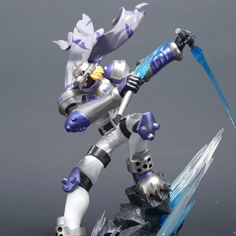 

23cm Digimon Adventure Frontier Wolfmon Anime Action Figure Pvc Statue Digital Monster Collectible Decoration Gift For Fans