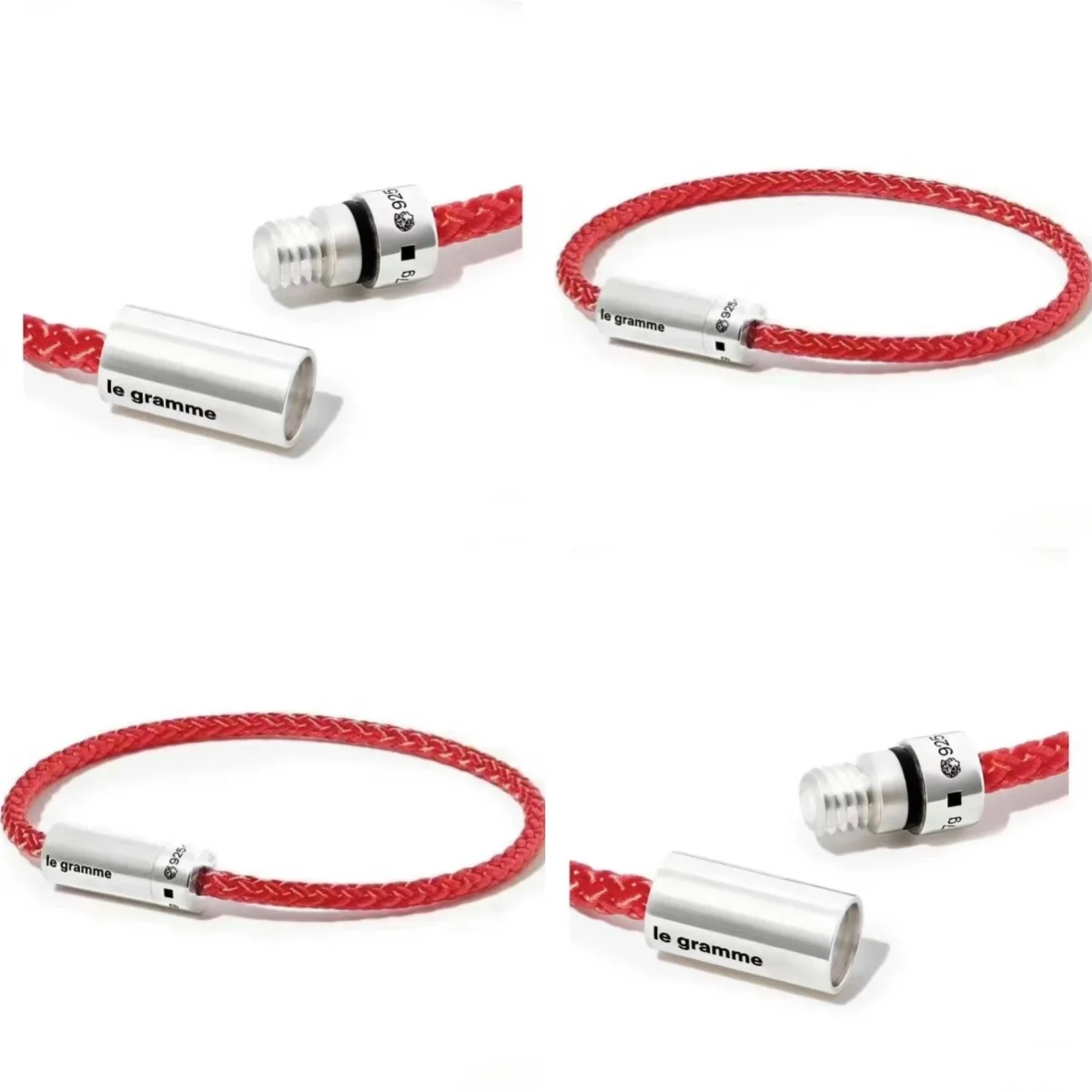 

Bracelet Rope Men Women 7 Grams 925 Sterling Silver Luxury Christmas Gift French Fashion Jewelry Wholesale