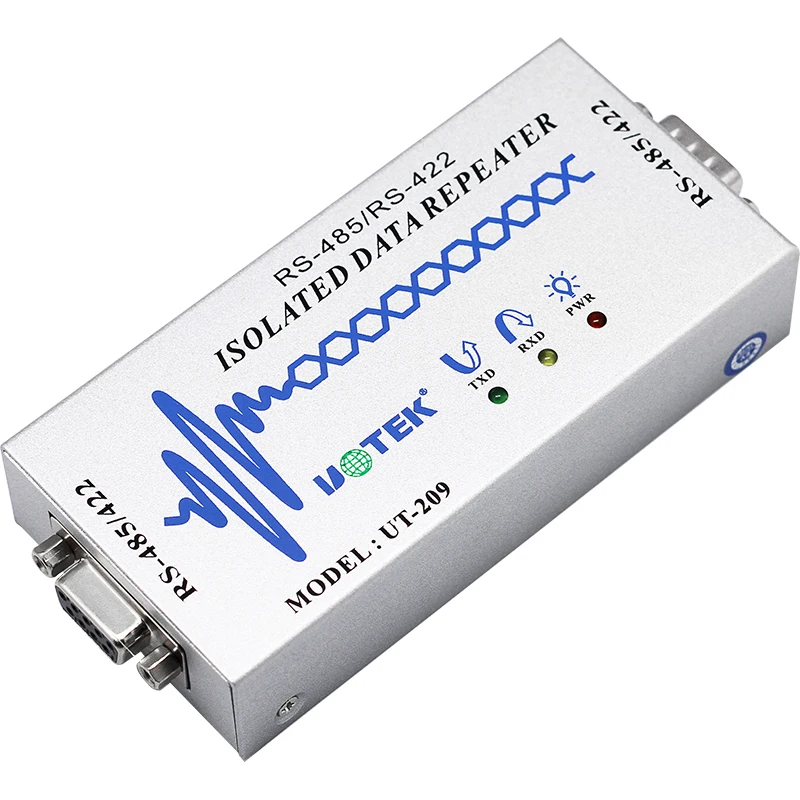 UOTEK RS-485 RS-422 Repeater Industrial Grade RS485 RS422 Isolated Repeater with High Quality and Good Price UT-209
