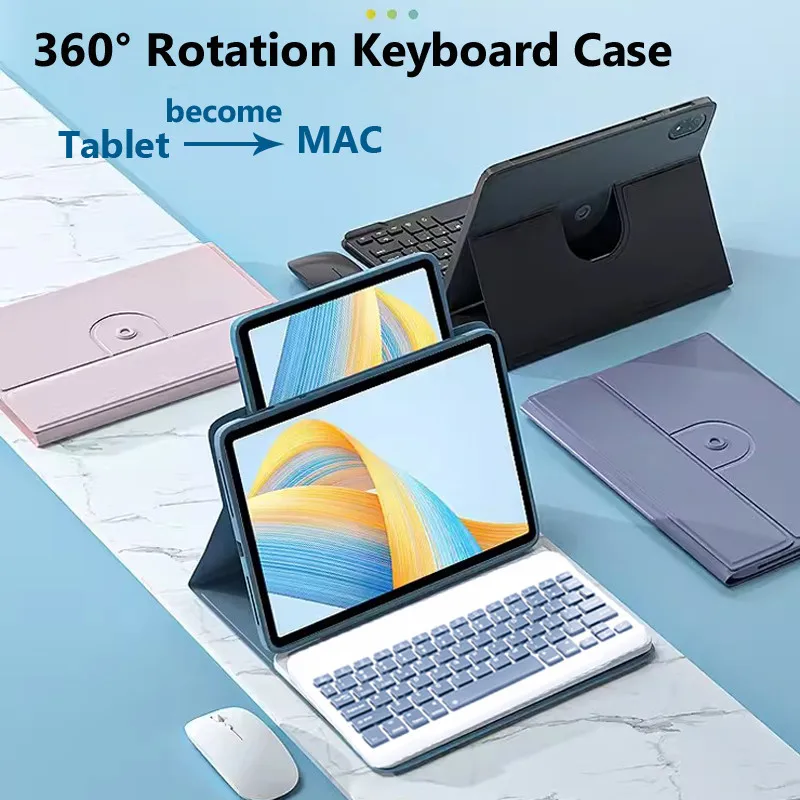 360° Rotating Stand Case for Hauwei Matepad 11.5inch 2023 Magnetic Keyboard Smart Auto Wake Up Soft Shell Protective Cover