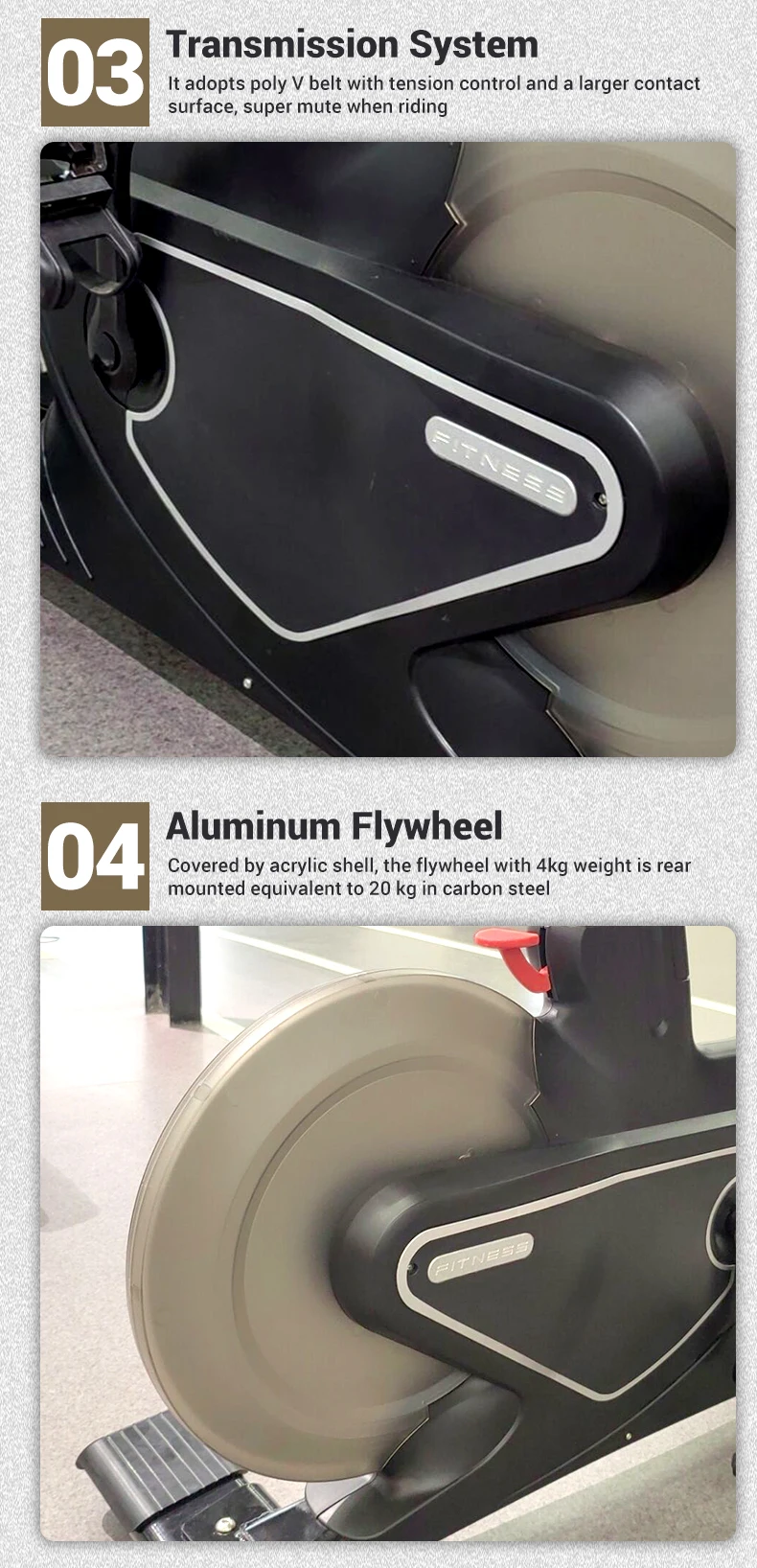 Sport Show Professional Exercise Bike Commercial Gym Fitness Equipment Fitness Magnetic Resistance Bike Bicycle China Box Black