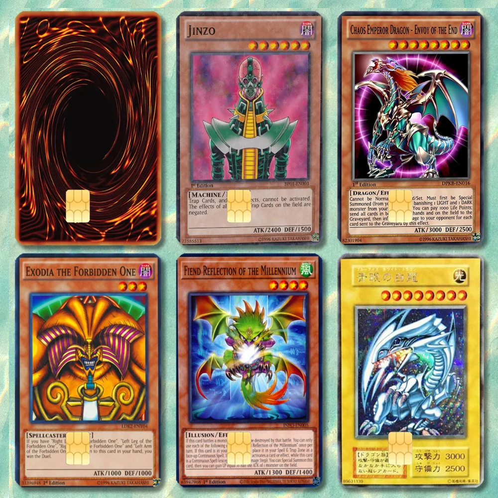 

Game Y-Yugioh Stickers Credit Visa Debit Bank Charge Card Bus Metro Waterproof Sticker Decal Decoration