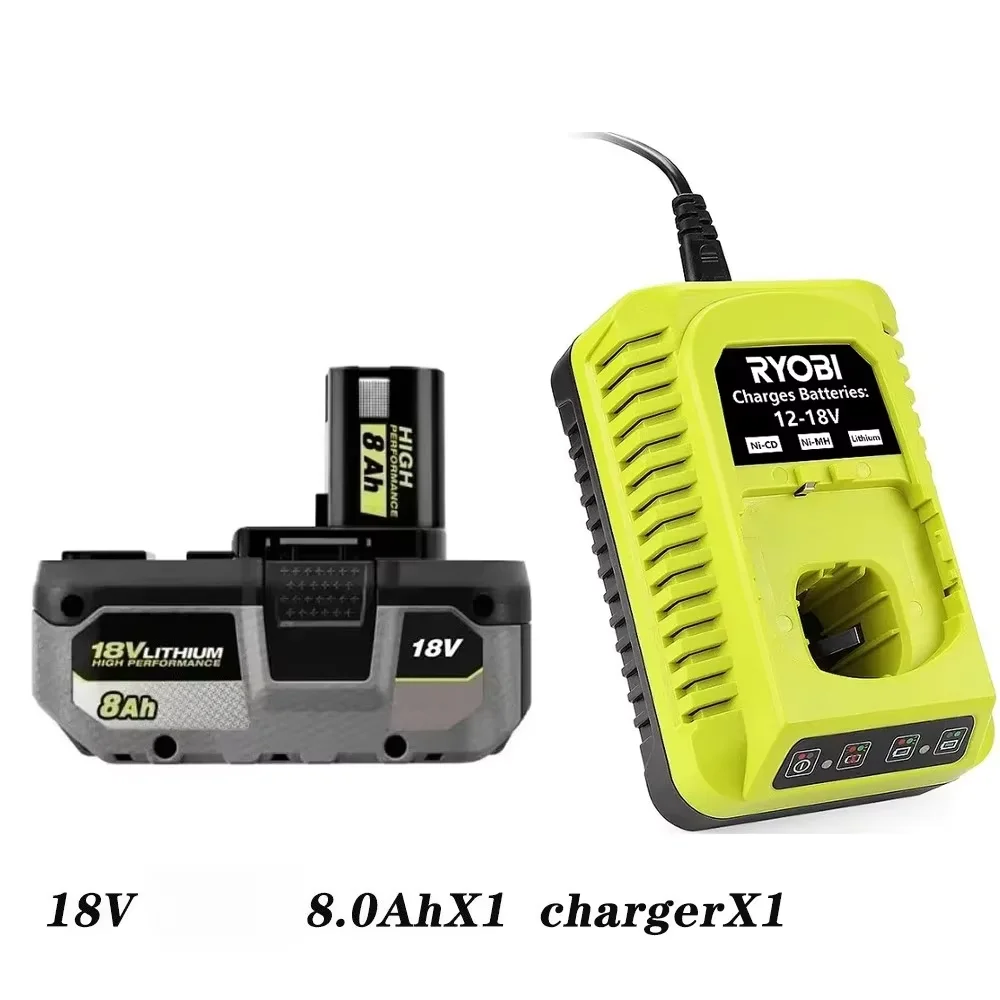 6.0Ah RYOBI 18V Battery 2026 Upgrade, High-Capacity Li-ion Replacement for P102 P103 P105 P108 P109 P122