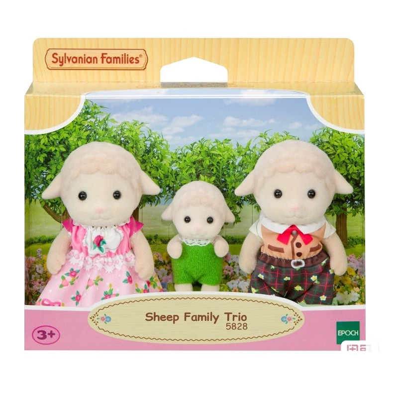 Sylvanian Families 애니메이션 피규어 Ternurines 액션 피규어 그림 초콜릿 토끼 팬더 가족 아기 맞춤형 크리스마스 선물