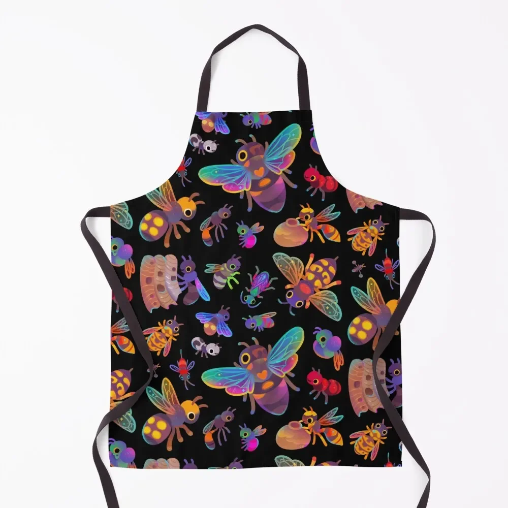 Solitary wasps - dark Apron Useful Things For Kitchen chef for man Apron