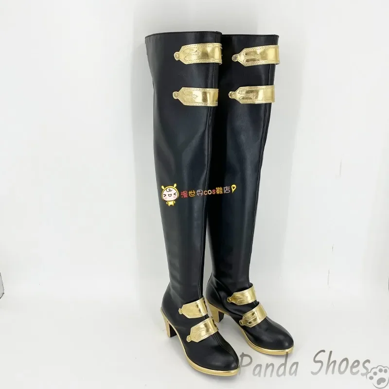 Nu Carnival Edmond Cosplay Schuhe Anime Spiel Cos Schwarze Stiefel Nu Karneval Edmond Cosplay Kostüm Prop Schuhe für Halloween Party