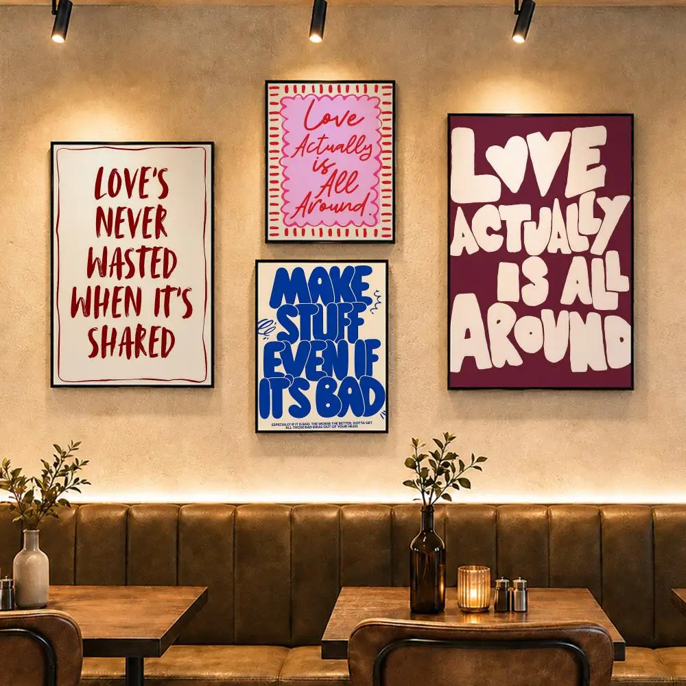 Romance Concept M-MusicS Poster Vintage Retro Anime Poster Stickers Peel and Stick Wall Art Home Decor