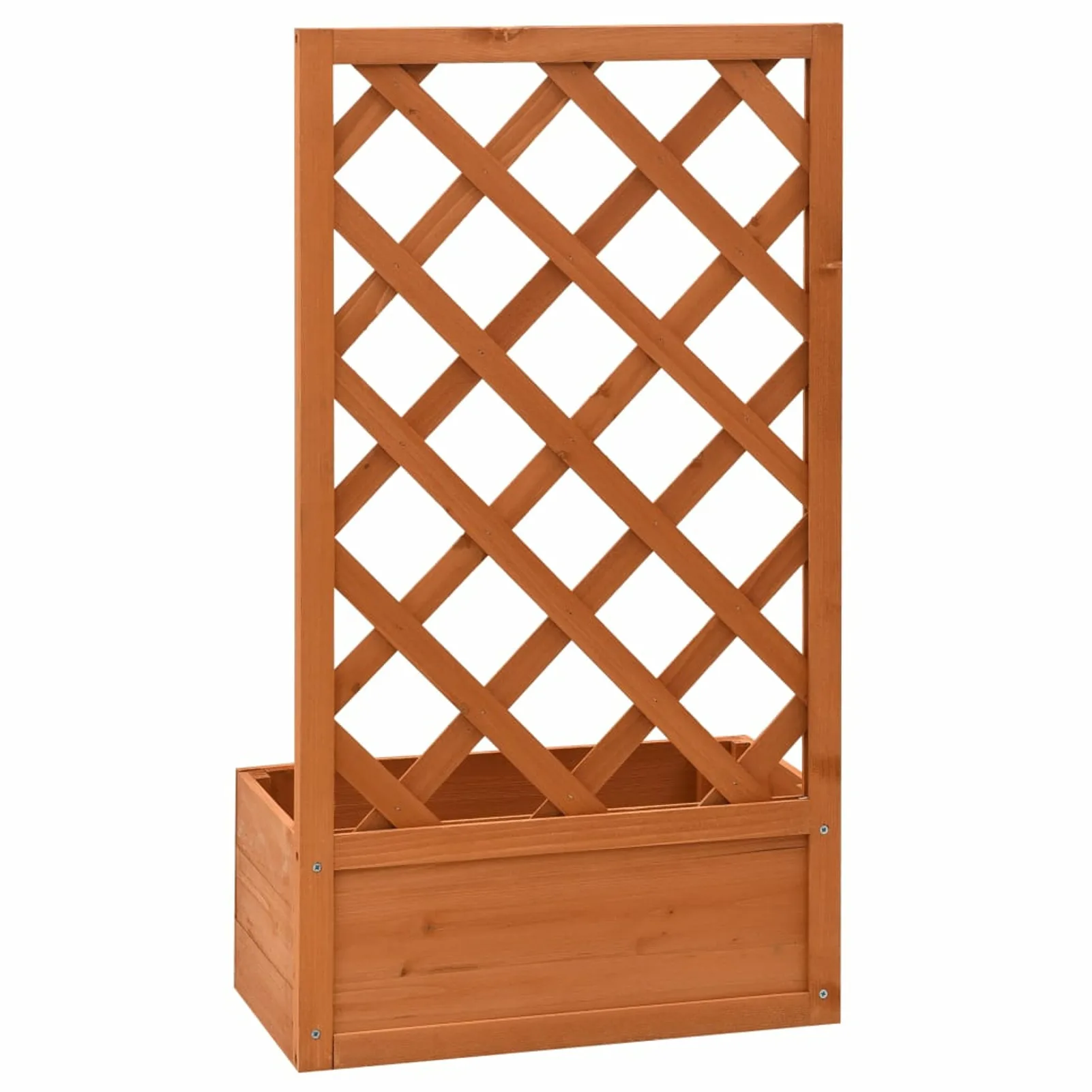 Garten gitter Pflanzer Box Outdoor Hochbeet mit Gitter Outdoor Garten Blume stehend Pflanzer Box Deko 50x25x90 cm
